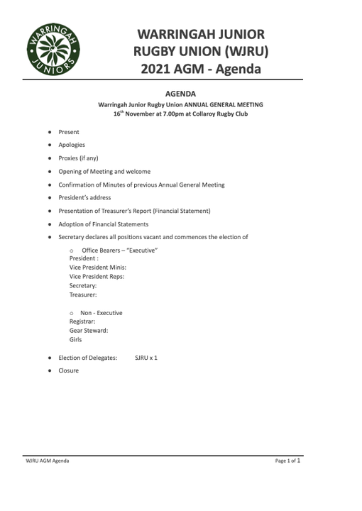 NOTICE OF ANNUAL GENERAL MEETING.