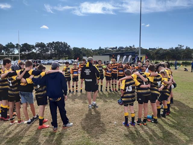 A great game of sportsmanship yesterday in the U13 Green zone Wahroonga Tigers v...