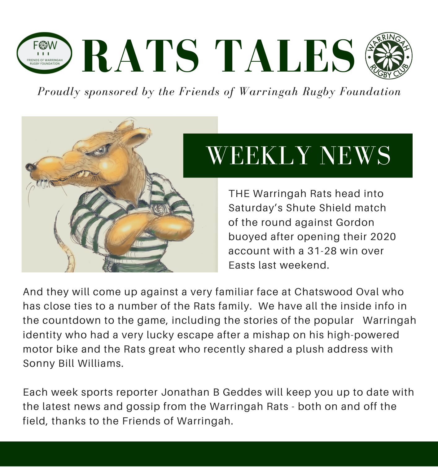 Rats Tales Newsletter Edition 4.
