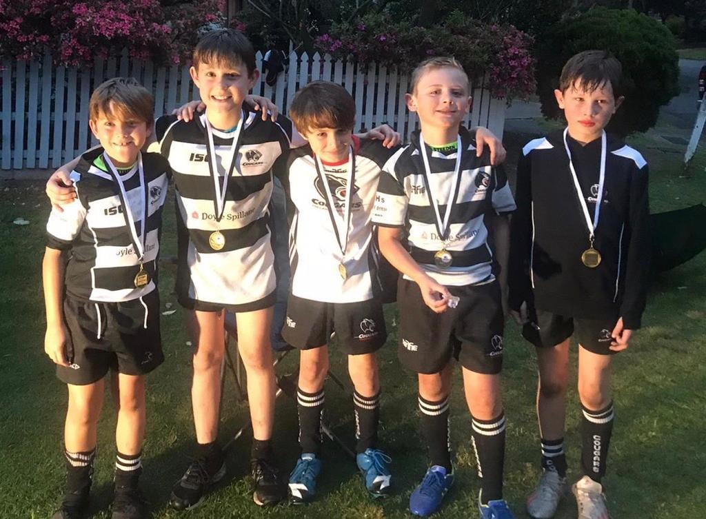 Congratulations to six of our U9s that played their 50th game for the Cougars th...