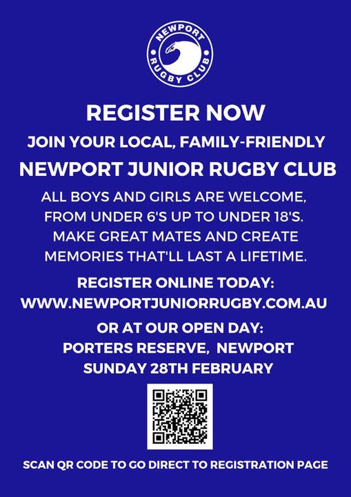 Registration for your great local Newpor