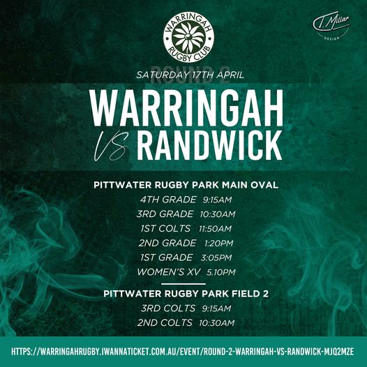 Warringah v Randwick 17 April 2021 – Ou