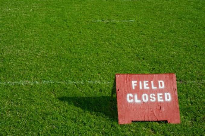 MINIS TRAINING CANCELLED  our fields are