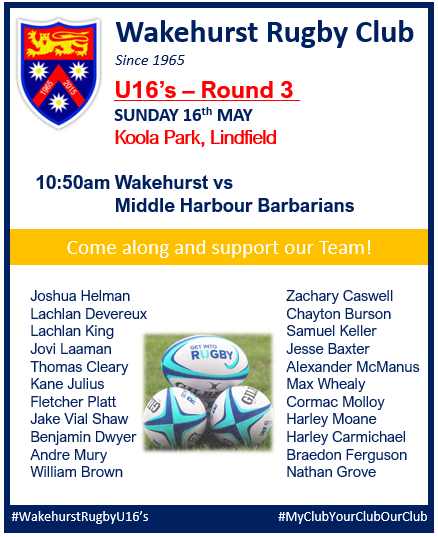 U16's, more games in Lindfield this Sund