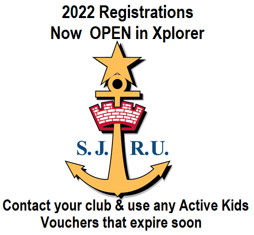 RUGBY REGO's for 2022 SJRU Comps (7's &
