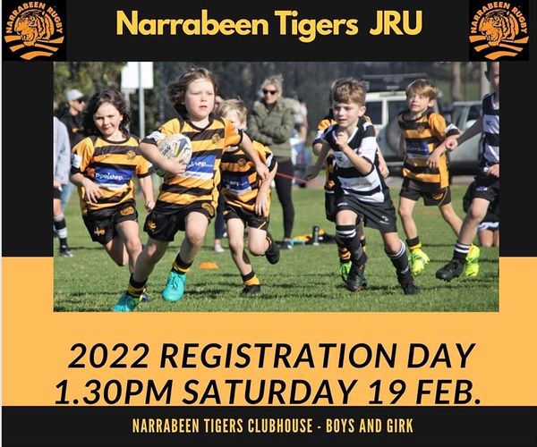 Narrabeen Tigers Junior Rugby Union regi